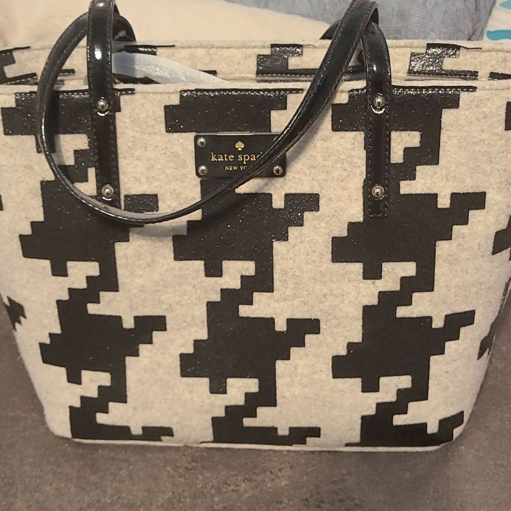 Brand new Large Kate spade wool bag with insert